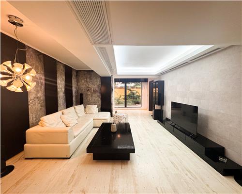 Apartament de inchiriat 3 camere cu gradina proprie Herastrau Complex Persepolis